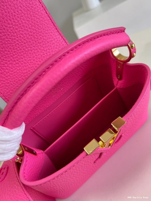 Aaa replica bags MINI VUITTON CAPUCINES LOUIS 0708
